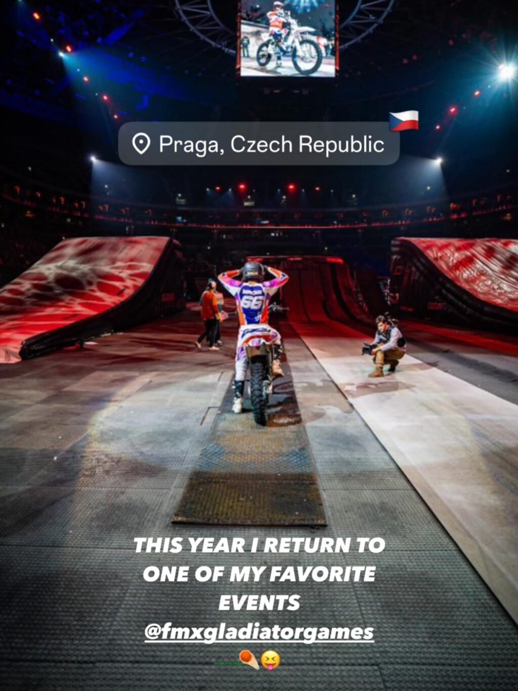 Instagram post from fmxgladiatorgames. This post is in position 4.